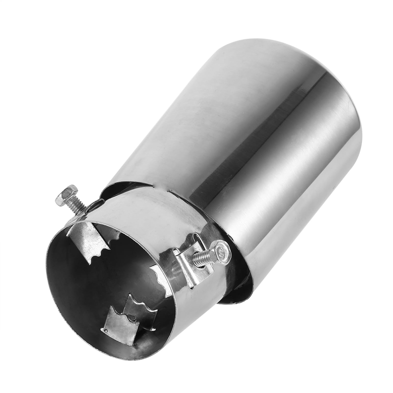 Rura wydechowa Tłumik rury wydechowej Tył ze stali nierdzewnej Odpowiedni do samochodów z zakrzywioną rurą wydechową o średnicy 38 mm do 53 mm