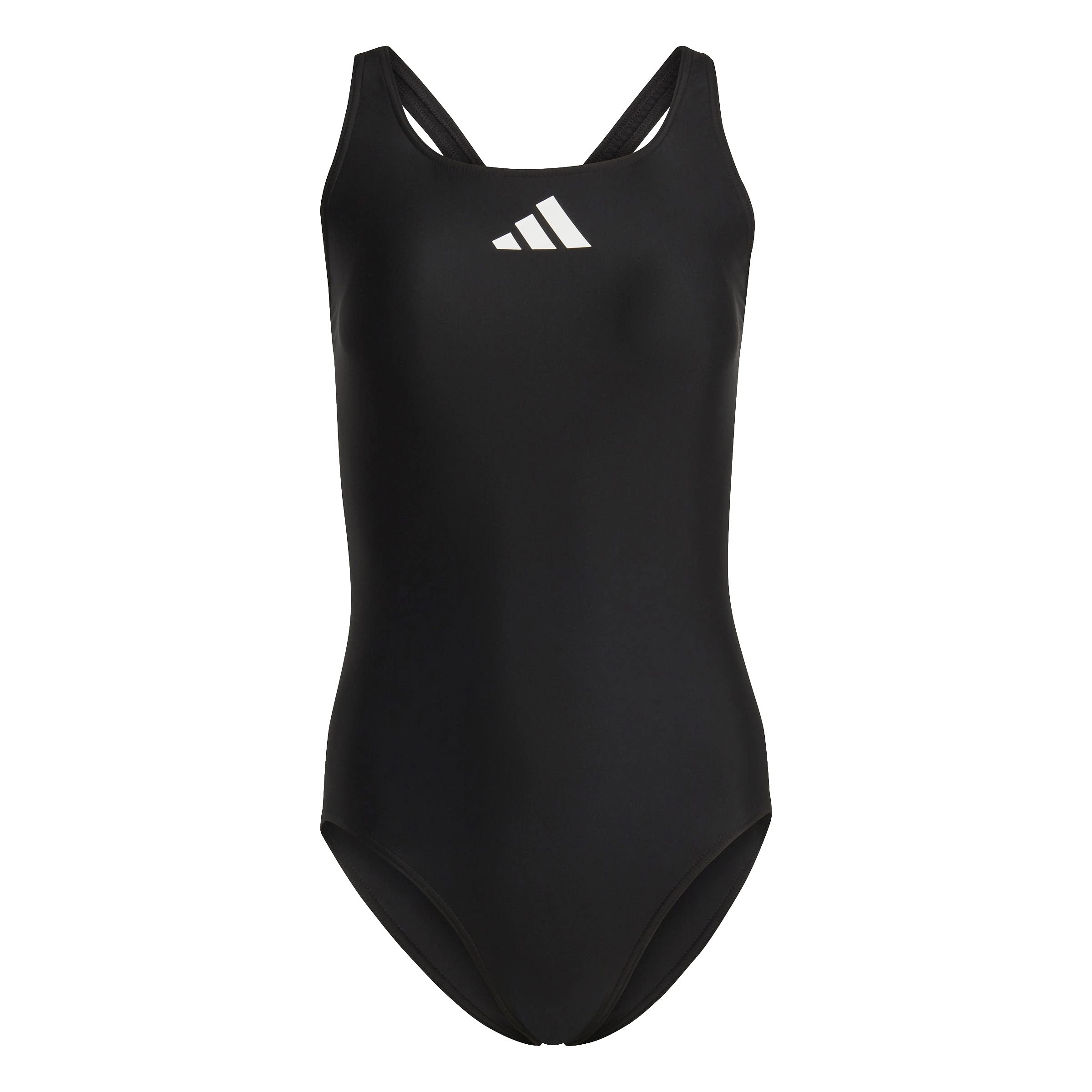 adidas 3 Bar Logo Strojo do pływania, Black/White, 44