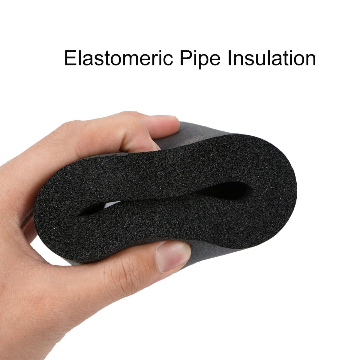 Enveloppement thermique de tube d'isolation de tuyau de mousse à haute densité for le tuyau d'eau à courant alternatif, 1 pièces(ID 4-1/4"xT 1-3/16")