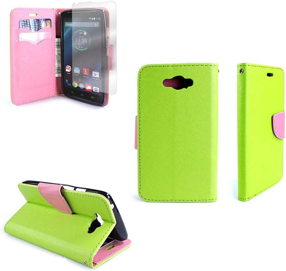 CoverON Motorola Droid Turbo Case, Flip Stand Wallet Carryall Pouch