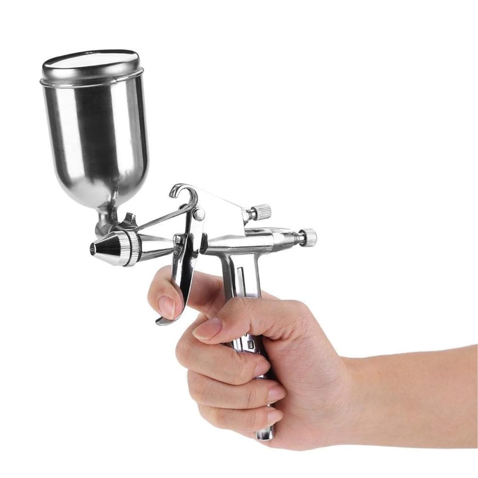 VIFER Gravity Paint Gun, Mini Professional Paint Spray Gun 0.5mm Nozzle 125ML Repair Tool for Car, Furniture, Wall