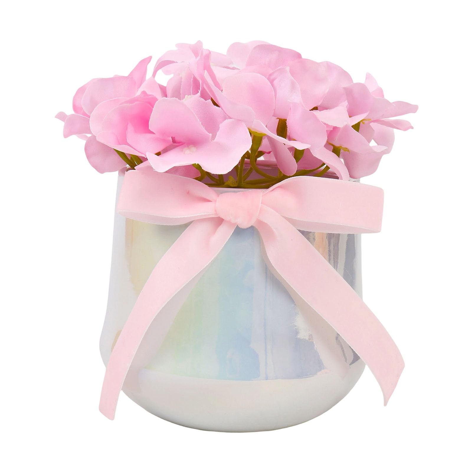 Xjdzineq Faux Centerpiece with Porcelain Vase Beautiful Indoor Holiday Decoration Artificial Flower for Decoration