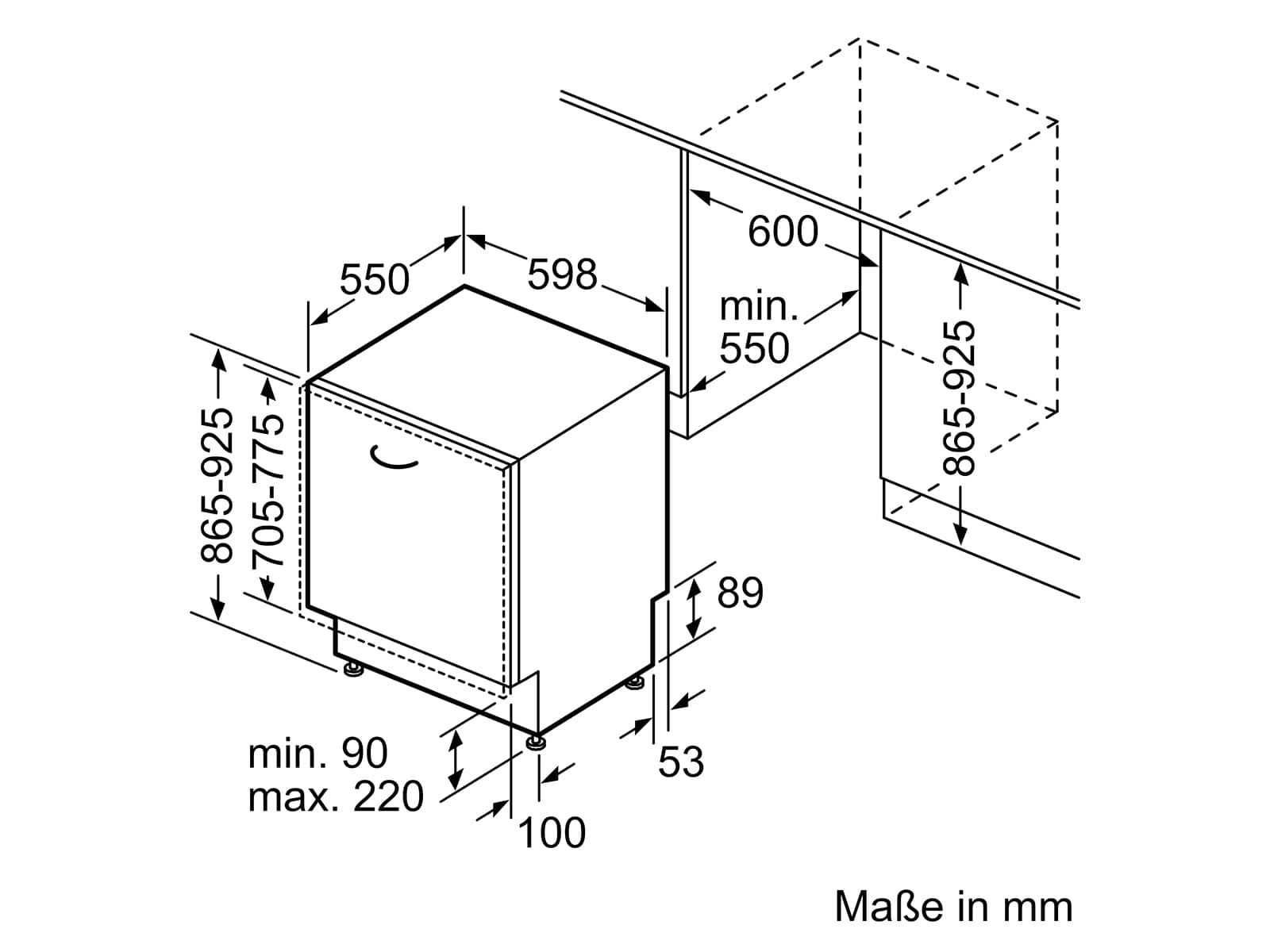 Bosch SBD8TCX04E, série 8, lave-vaisselle Smart XXL, entièrement intégré 60 cm, tiroir à couverts, lave-vaisselle, fabriqué en Allemagne, séchage zéolite, nettoyage puissant, particulièrement