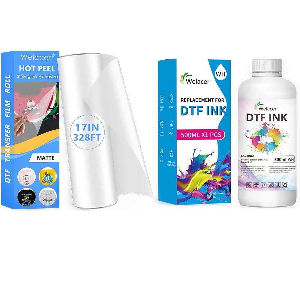 Save on Welacer DTF Film 17x328ft and DTF INK 500ml