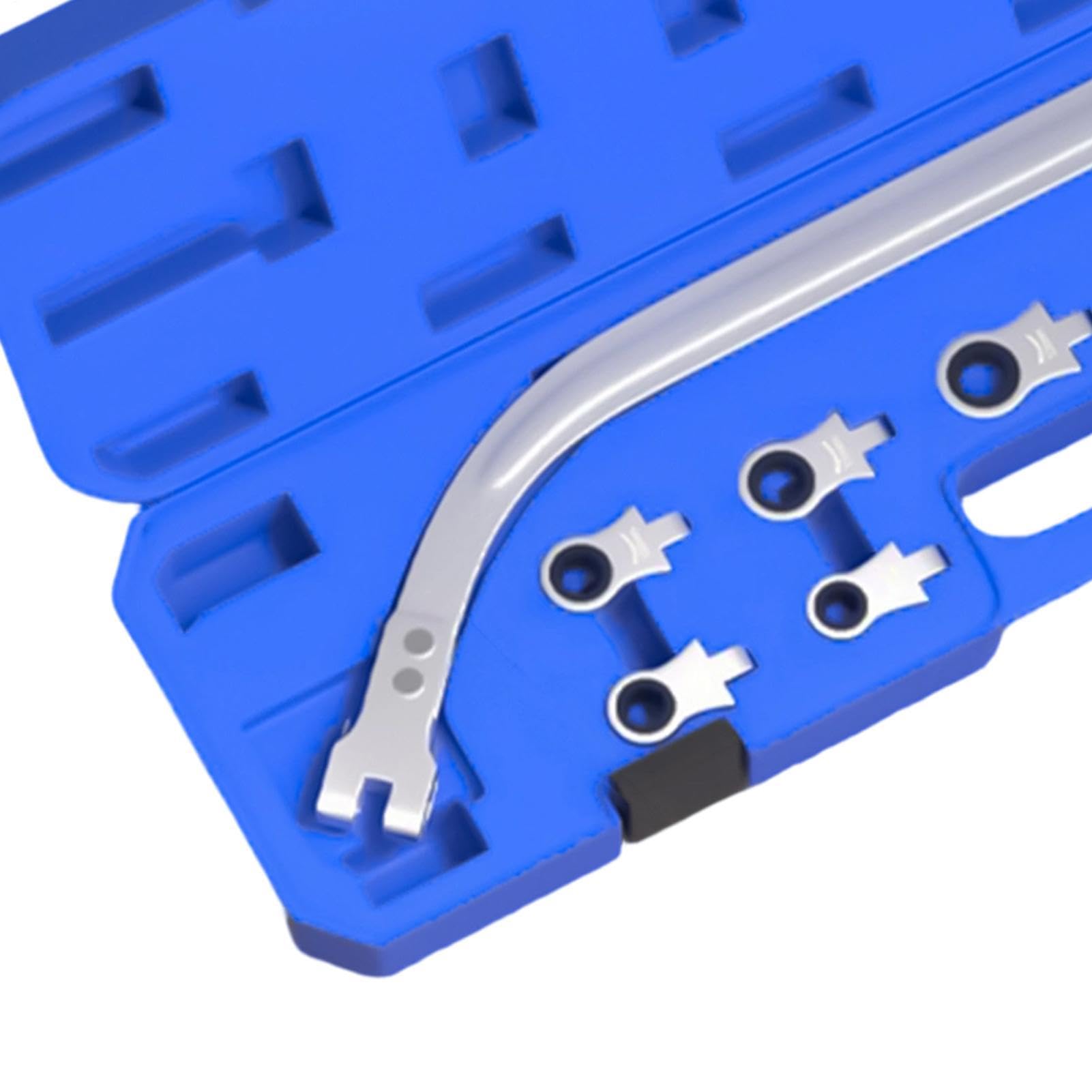 Extractor De Correa Serpentina Llave Ajuste Extracción Polea Loca Auxiliar | Herramienta Para Tensor De Correa Serpentina para Sedán Camión Motor Hogar Taller Garaje Carretera Industria