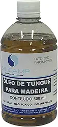 Óleo De Tungue Polimerizado Impermeabiliza Madeira 500 Ml