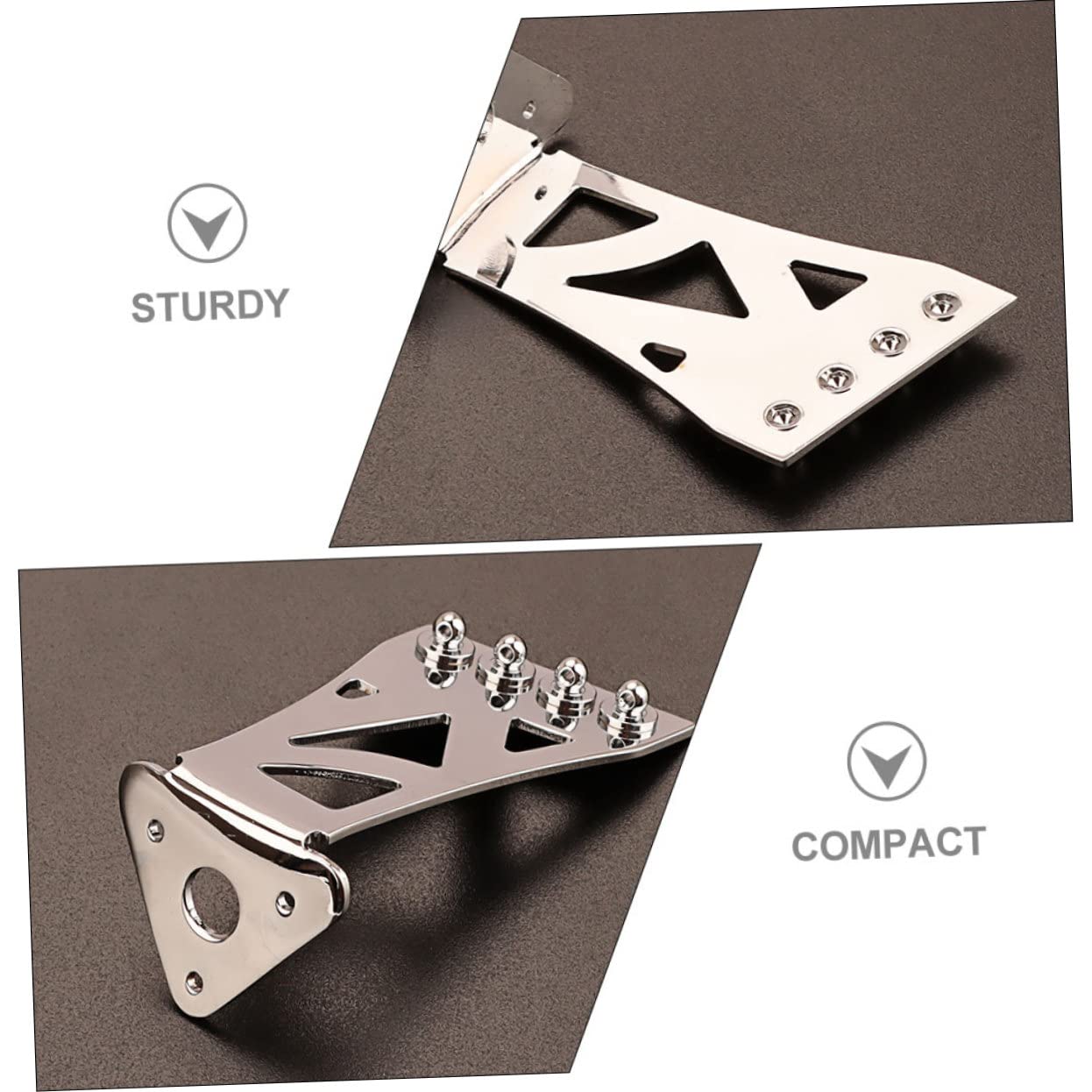 ifundom 4stücke Banjo Saitenhalter Aus Chromfarbene Saiten Tailpiece Für Banjo Für Instrumentenpflege Und Klangverbesserung Zubehör Für