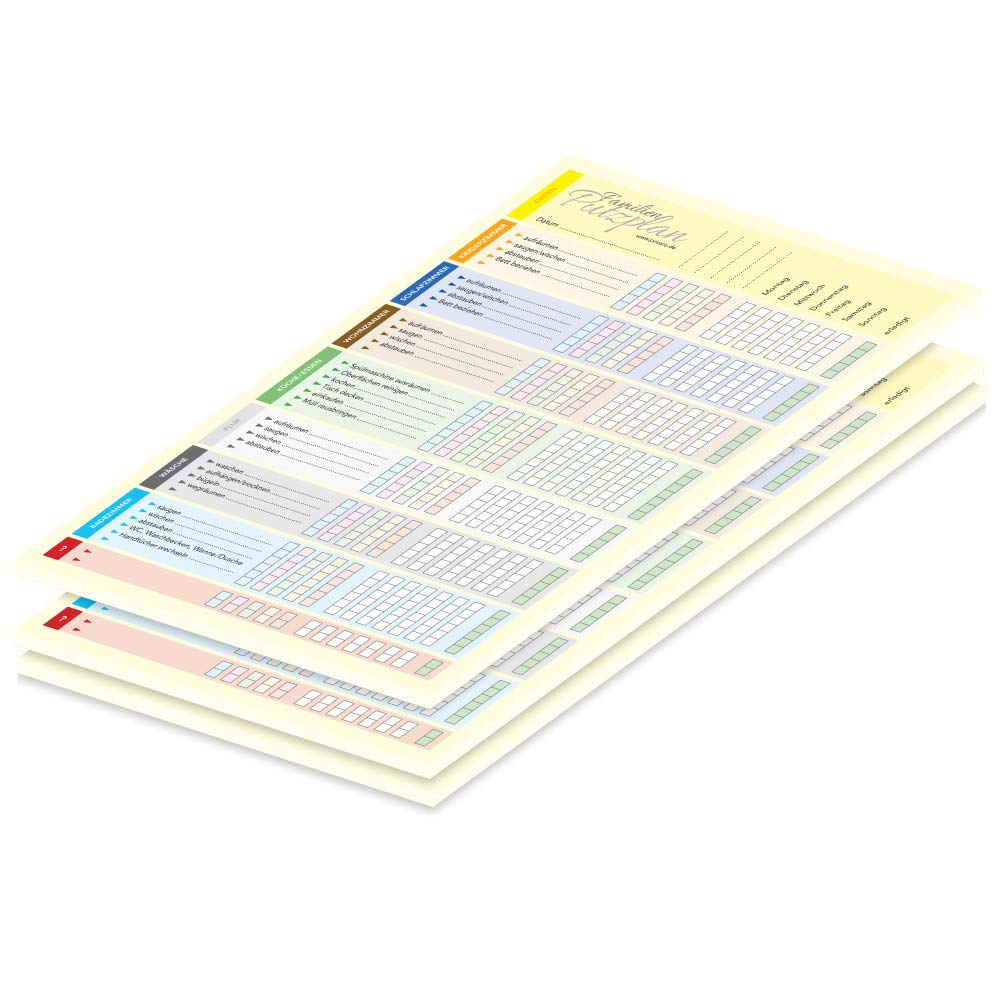 Essensplaner "Allerlei", Hellblau, A4, 25 Blatt, 3 Stück - Pr