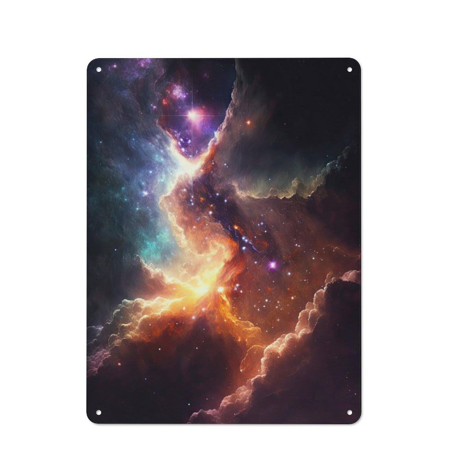 Colorful Space 04 Metal Gift Sign 40x30cm, Vintage Home Wall Decor for Home, Shop, Pub Or Studio Wall