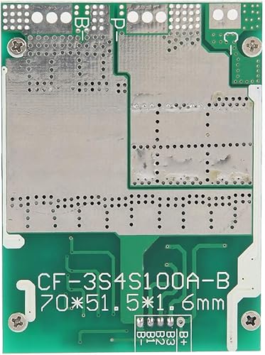 Miniatura 5 de Placa de protección de la batería de hierro de litio, 4S 100A 12V LiFePO4 LFP batería de protección módulo Junta 1pc con la función de equilibrio