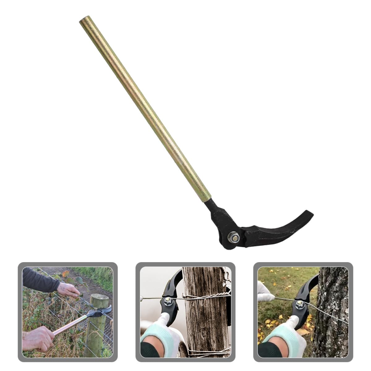 Attrezzo portatile per recinzioni, resistente, per recinzioni da giardino, fattoria e ranch, attrezzatura agricola essenziale per una facile installazione e riparazione