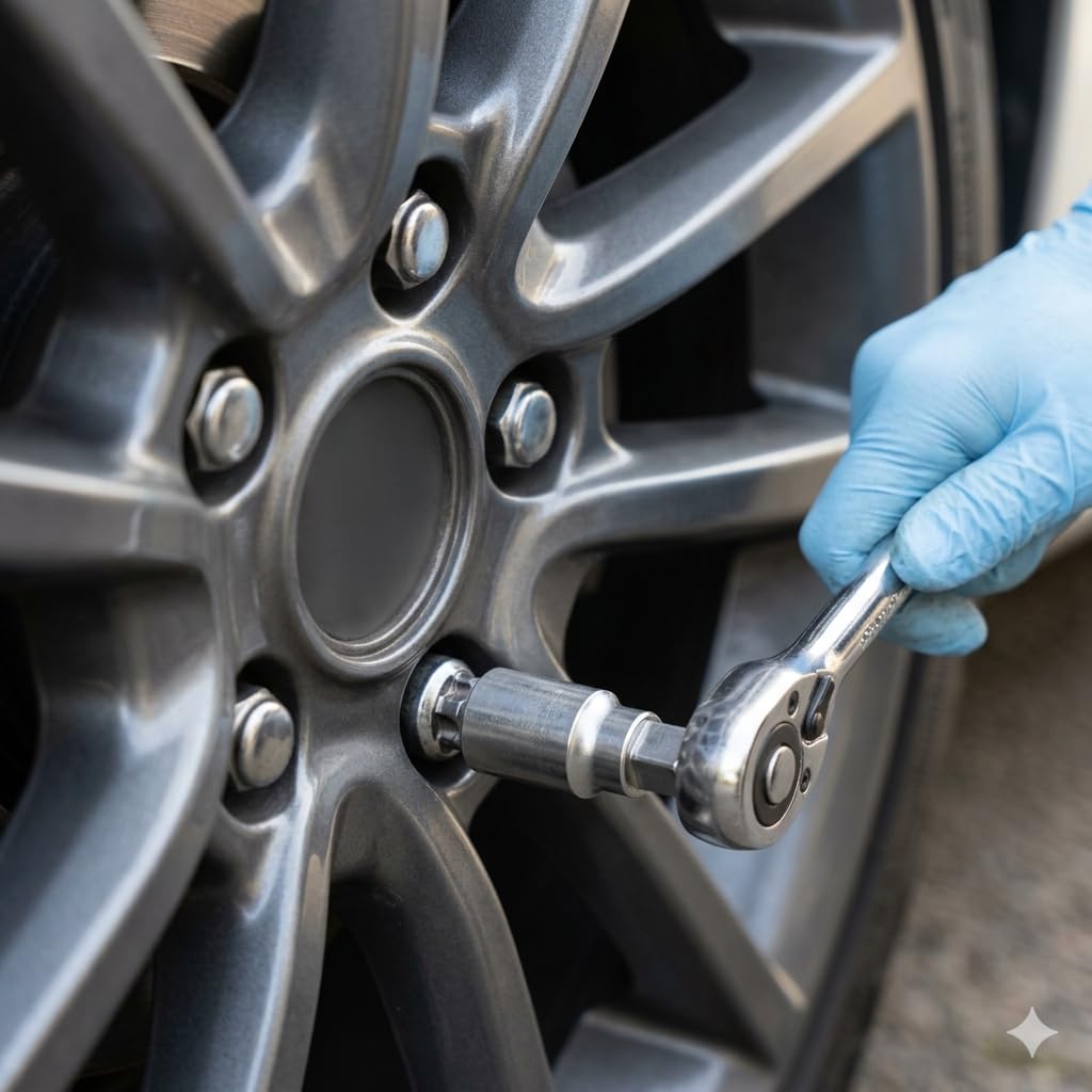 M&S Security Master Écrou de roue de verrouillage antivol de voiture Clé de boulon de remplacement pour Audi E 805