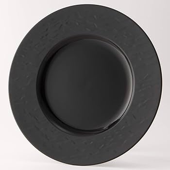 Amazon.co.jp: NARUMI(ナルミ) プレート 皿 石目 黒マットブライト
