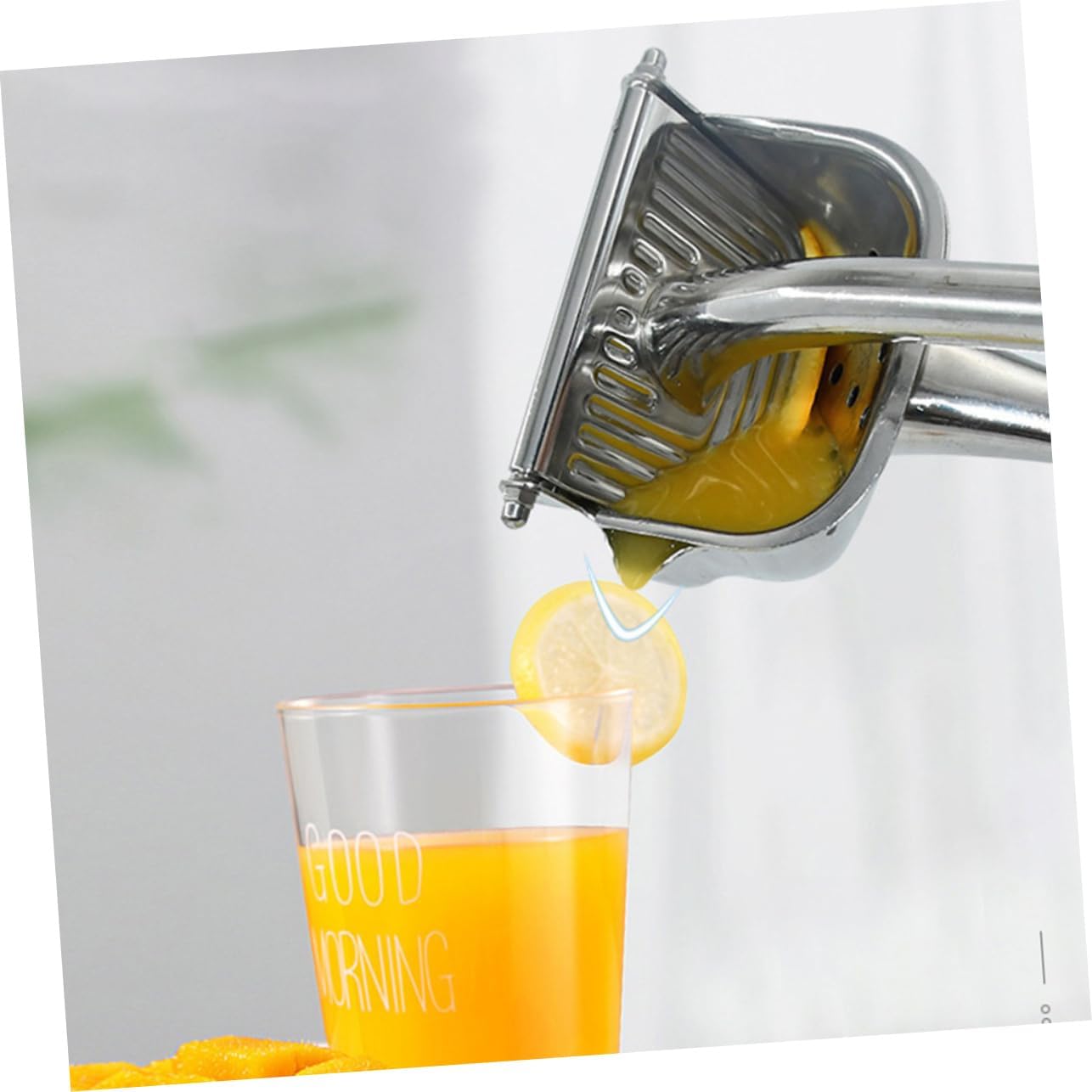 Manual Fruit Squeezer Juicer Handheld Fruit Juicer Stainless Steel Easy to Clean for Lemon Pear Grapefruit