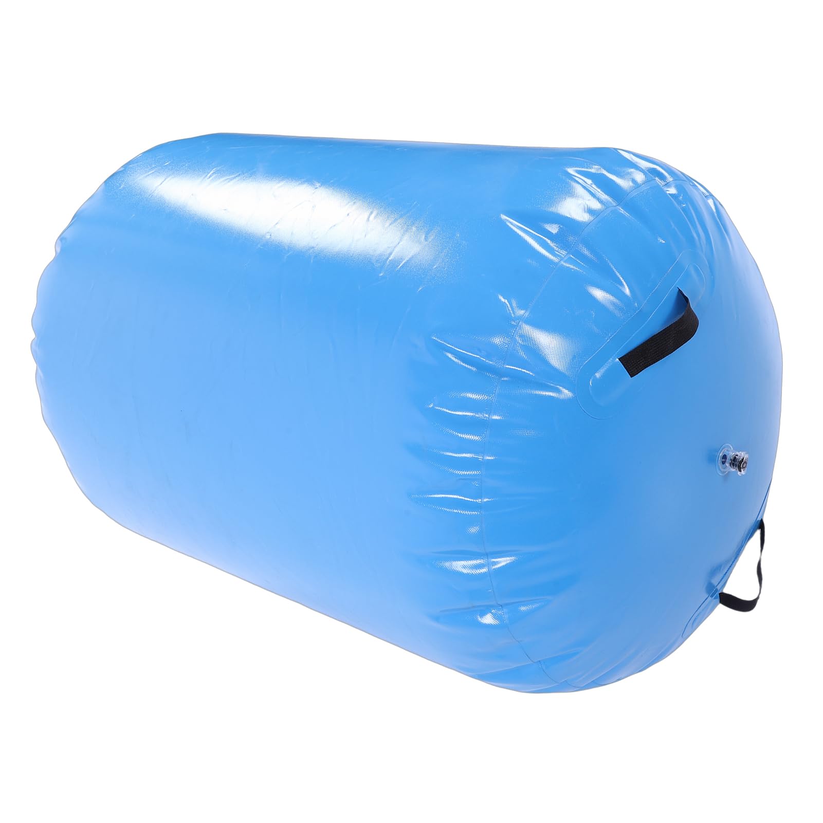 Generic Nadmuchiwany Wałek Gimnastyczny z ręczną pompką do Rozwijania Umiejętności Cheerleaderek i Siłowni 0,7 X 0,9 M (BLUE)