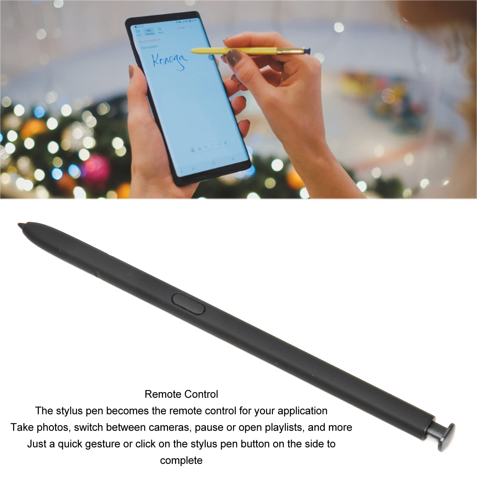 Sostituzione S Pen per S23 Ultra Bluetooth abilitato Stylus con Rimiezione palma del telecomando a gesto aereo RIFIT (Verde)