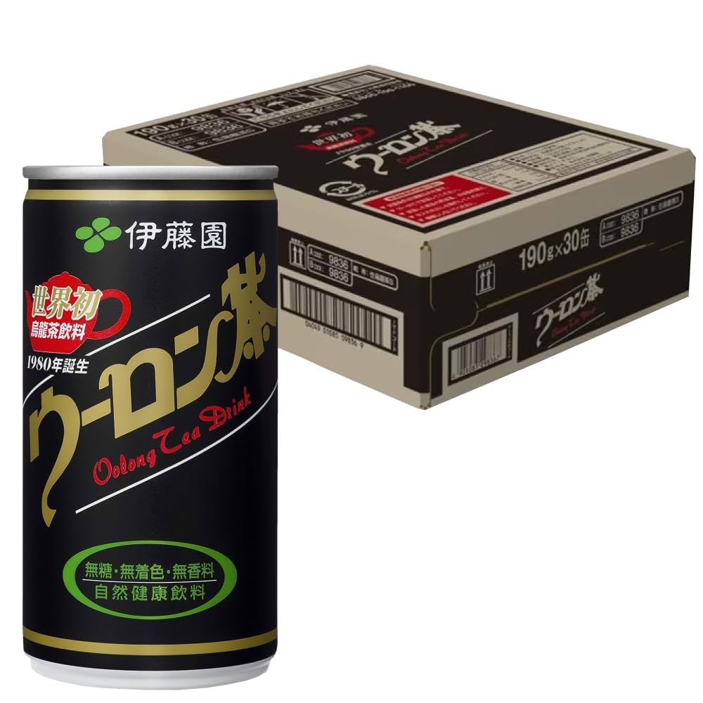 伊藤園 - 伊藤園 ウーロン茶 缶 190g たのめーる】伊藤園 ウーロン茶 190g 缶 1ケース(30本)の通販