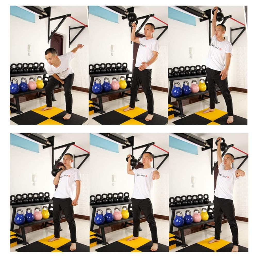 Kettlebells HUAHUA Hierro Fundido, Hombres Y Equipo De Entrenamiento De Aptitud De Las Mujeres, 8kg, 10kg, 12kg, 14kg, 16kg, 20kg, 24kg, 28kg (Size : 16kg)