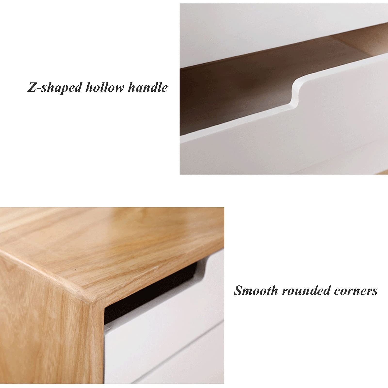 Boite Rangement Bureau avec Tiroirs - Organisateur De Bureau, Boîte De Rangement Multi-tiroirs, Meuble De Rangement en Bois pour Classeur De Bureau, Stocker des Fichiers A4/Bijoux/CD (Color : B, Siz