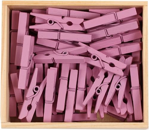 Miniatura 106 de JAM PAPER Wood Clip Clothespins - Small - 7/8 Inch - White - 50 Clothes Pins/Pack