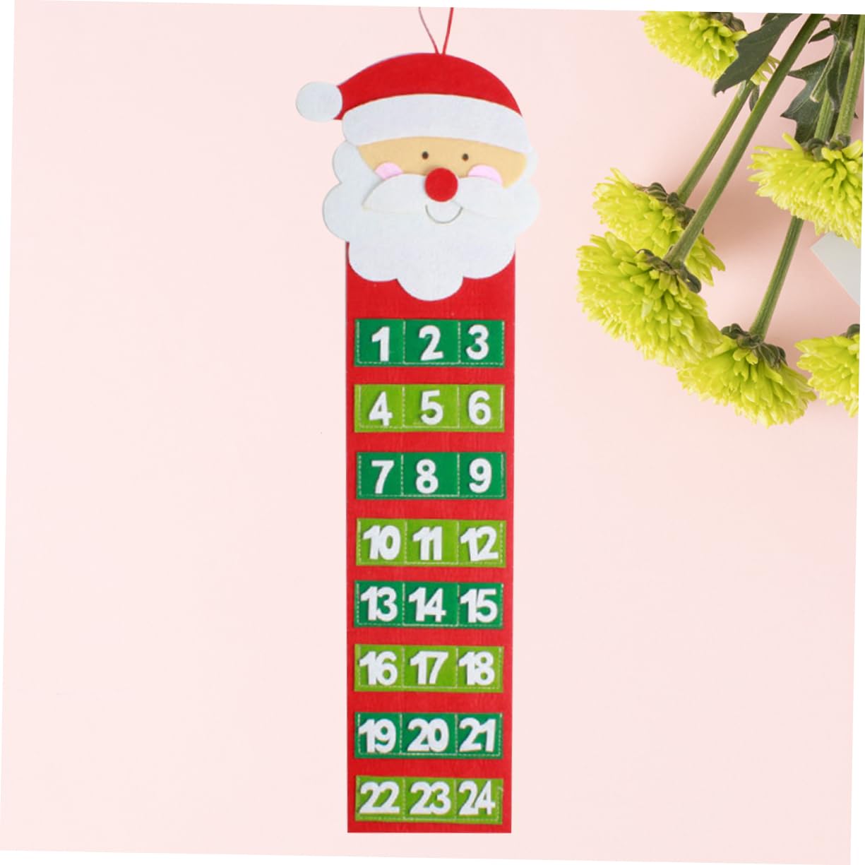 Zerodeko Calendario de Adviento con 3 Colgantes Diseño de Árbol de Navidad Calendario de Cuenta Regresiva para Fiestas en Casa Varios estilos.