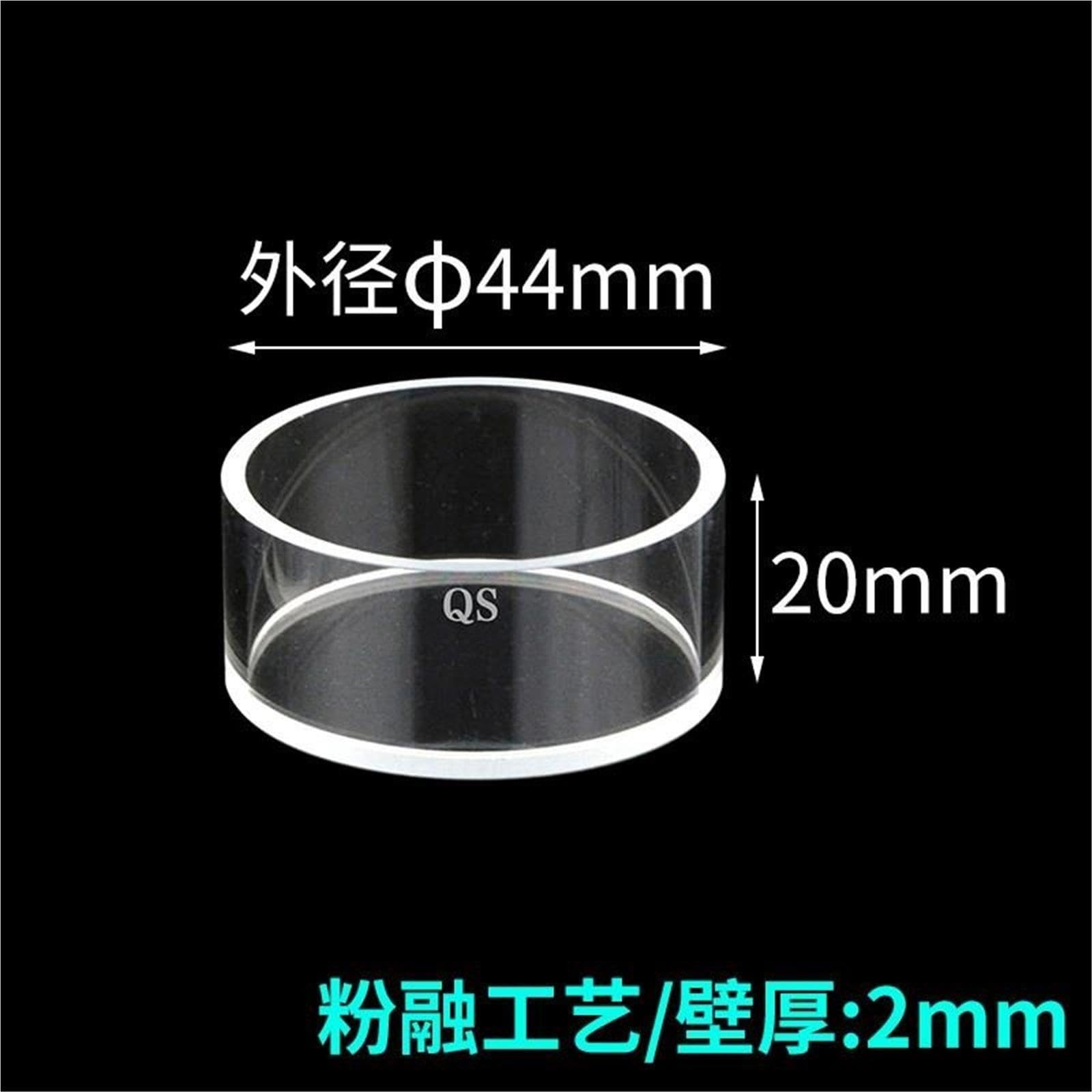 Φ44x20mm Zylindrische Quarz-Reflexionsküvette