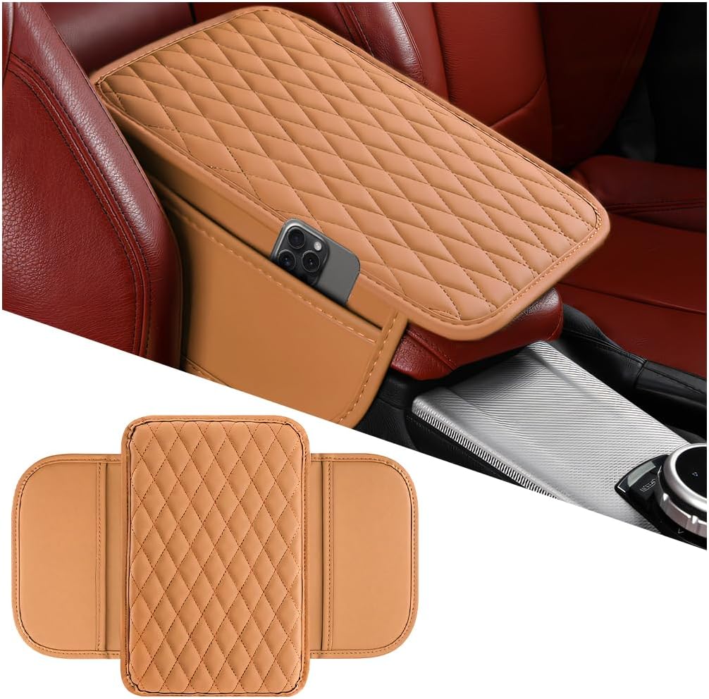 Mandark Car Center Console Cover with Side Storage Pockets
