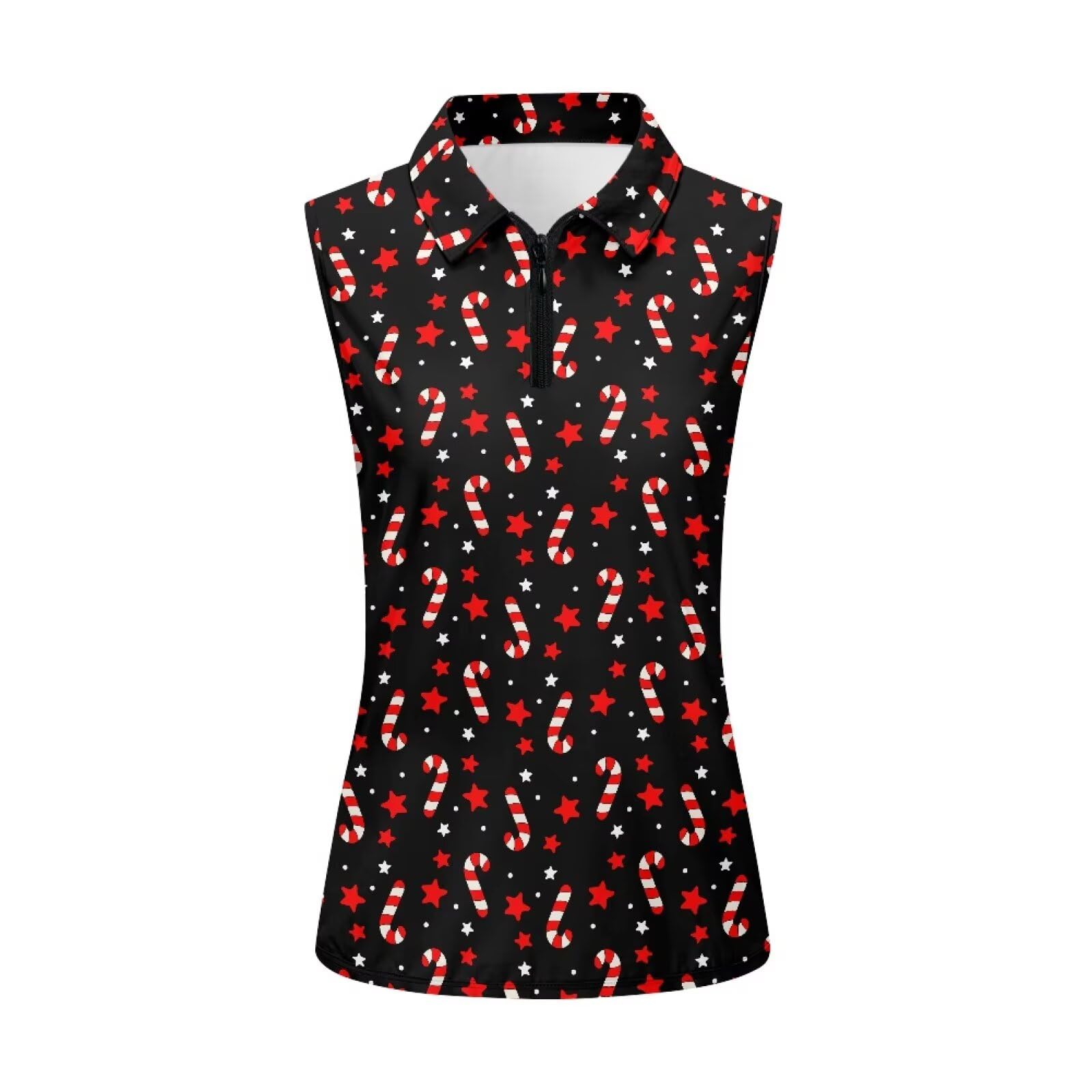 POLERO Chemises de golf sans manches pour femme avec col en V et col en V - Chemise athlétique décontractée