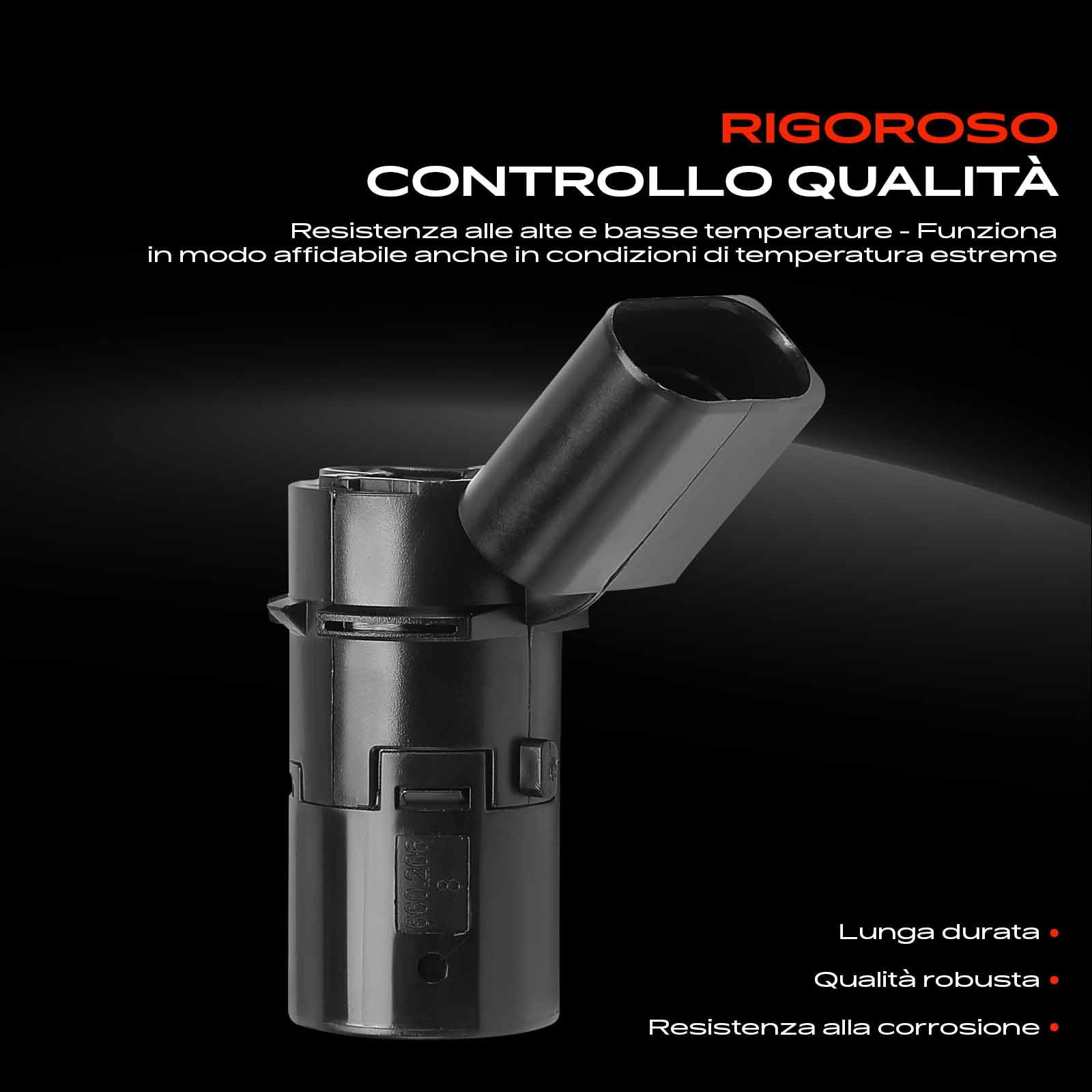 Frankberg 4 sensori di parcheggio anteriori e posteriori 358141251 | Compatibile con: A6 4B2 4B4, A4 Cabriolet 8H7, A6 Avant 4B5 4B6, A4 Cabriolet 8H7 B6 8HE B7, A6 4B2 C5, Allroad 4BH