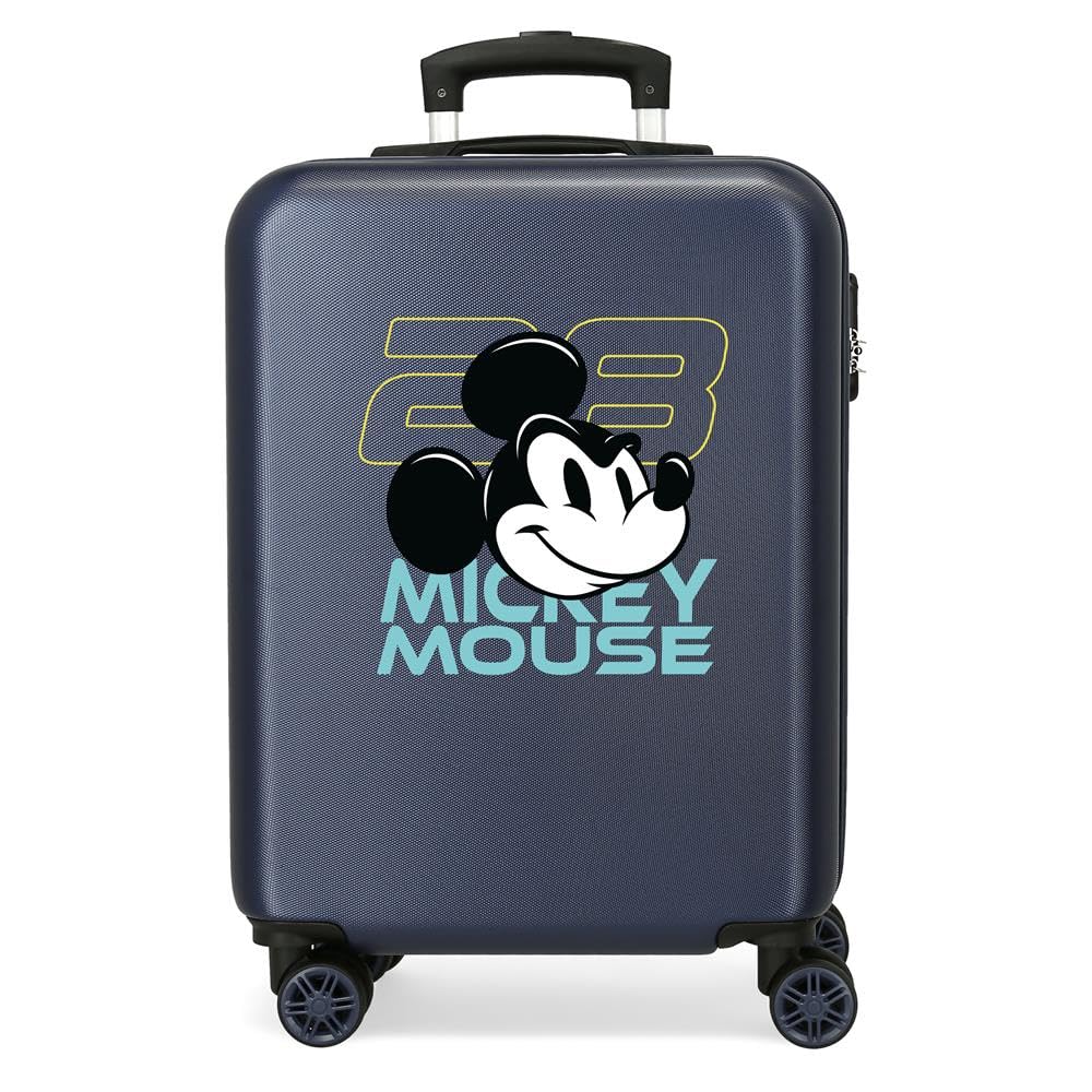Disney Walizki kabinowe Mickey Racing, jeden rozmiar, Niebieski, Talla única, Walizki kabinowe