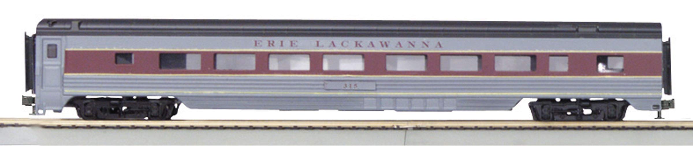MTH 30-6743 60' Streamlined ABS Coach Car (Erie Lackawanna)