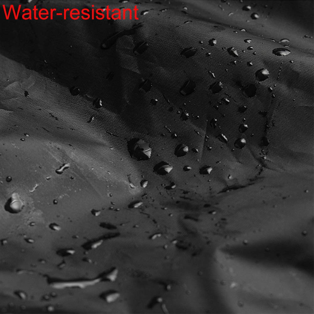 UCARE Stackable Chair Cover Waterproof 210D Oxford Fabric Patio Stacking Chair Protective Covers for Outdoor Garden Furniture Set Protector (2, M: 25.6x25.6x47.3(31.5) in/ 65x65x120(80) cm)