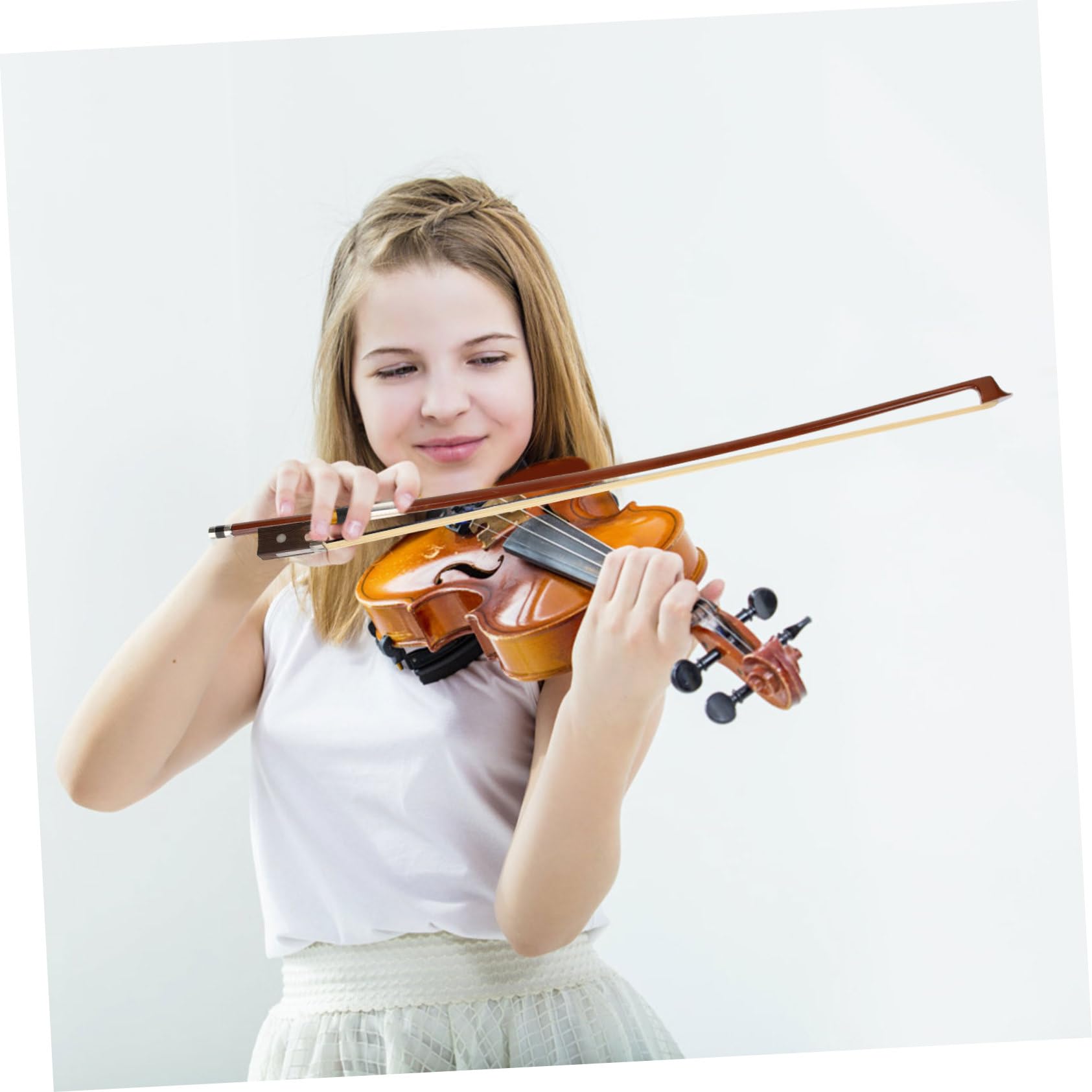 TOYANDONA 4pezzi Violin Bow Per Principianti Legno Con Coda Di Cavallo Naturale Per Pratica e Performance Strumento Musicale Di Qualità Per Studenti