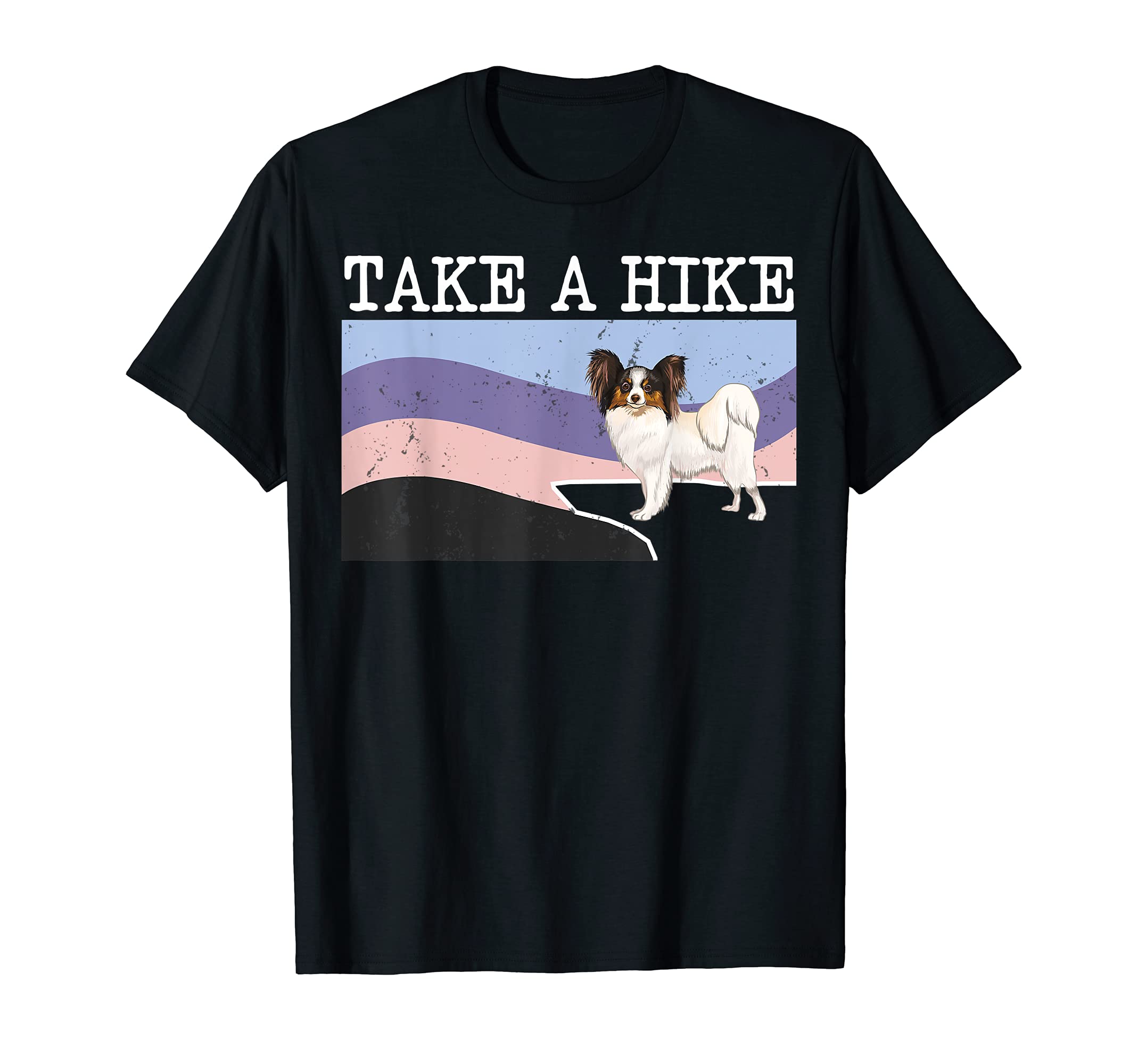 Take A Hike Soft Coated Wheaten Terrier Funny Graphic Hiking T-Shirt, Black