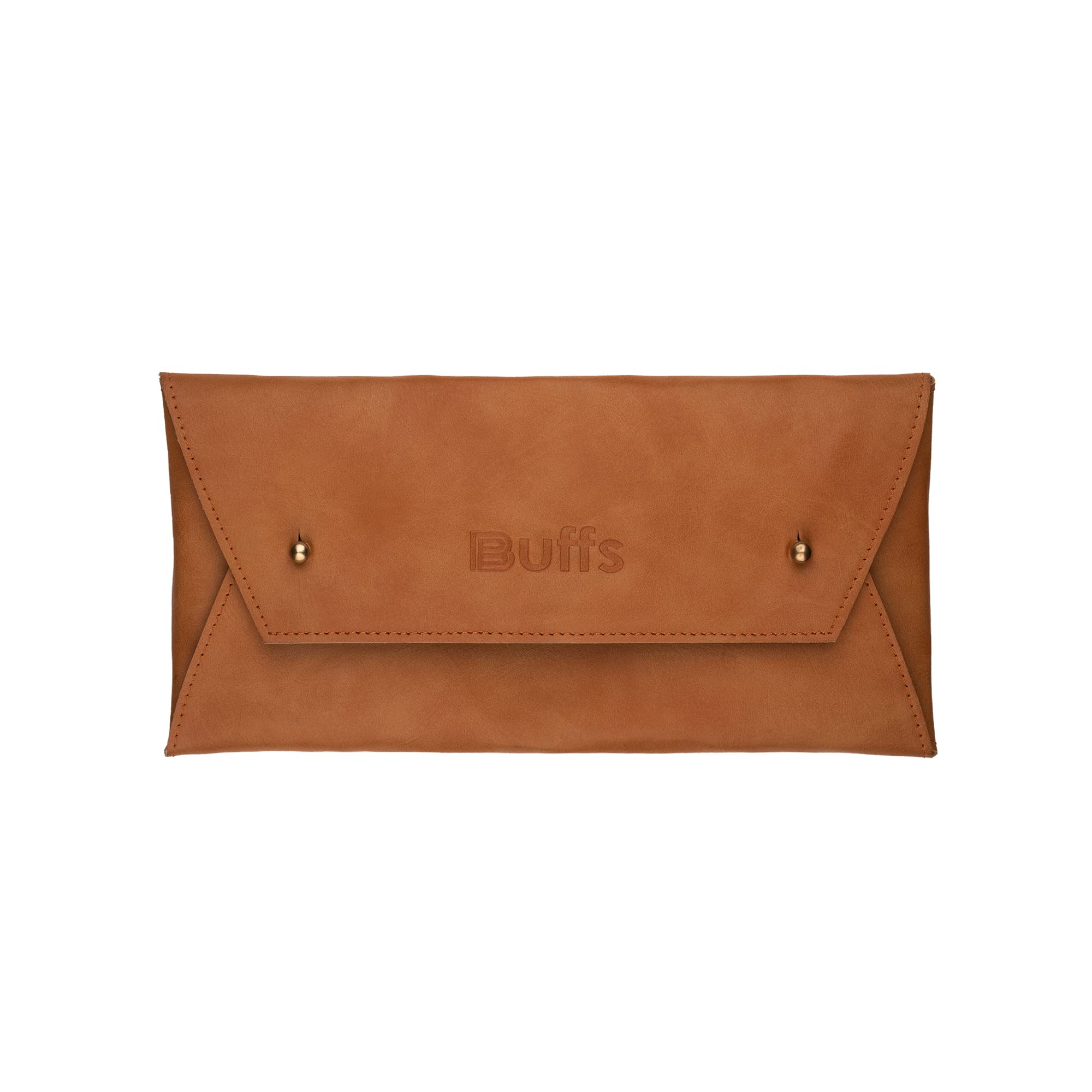 Vegan Leather Cheque Book Holder - Durable, Slim, and Spacious Checkbook Organizer with Secure Snap Closure - Compact Travel-Friendly Wallet for Financial Professionals (Tan)-image-49