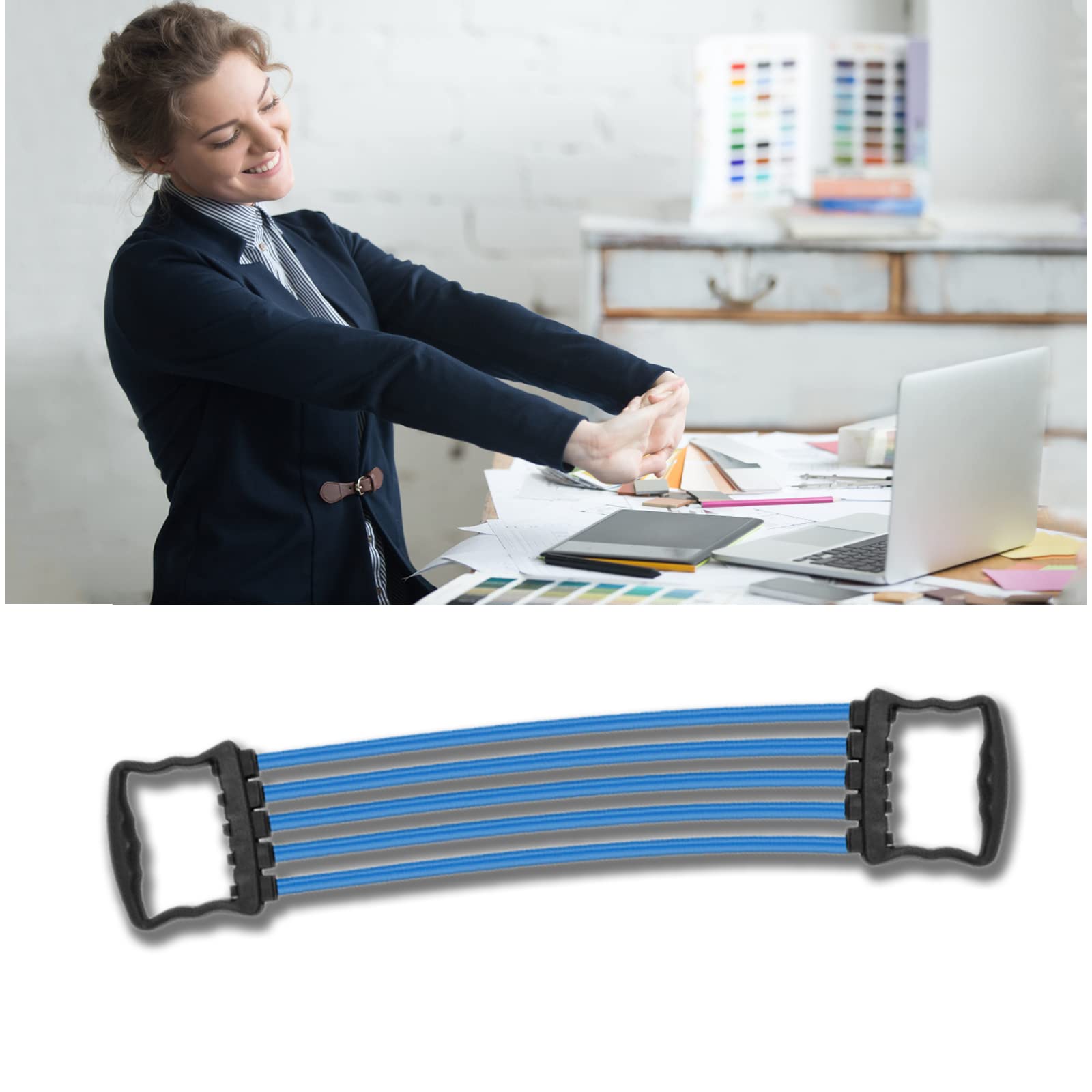 Estensore a Molla, Allenamento Pettorali Uomo, Estensore Fitness, per Allenatore Muscolare, Allenatore di Forza, Dispositivo di Allenamento Della Presa