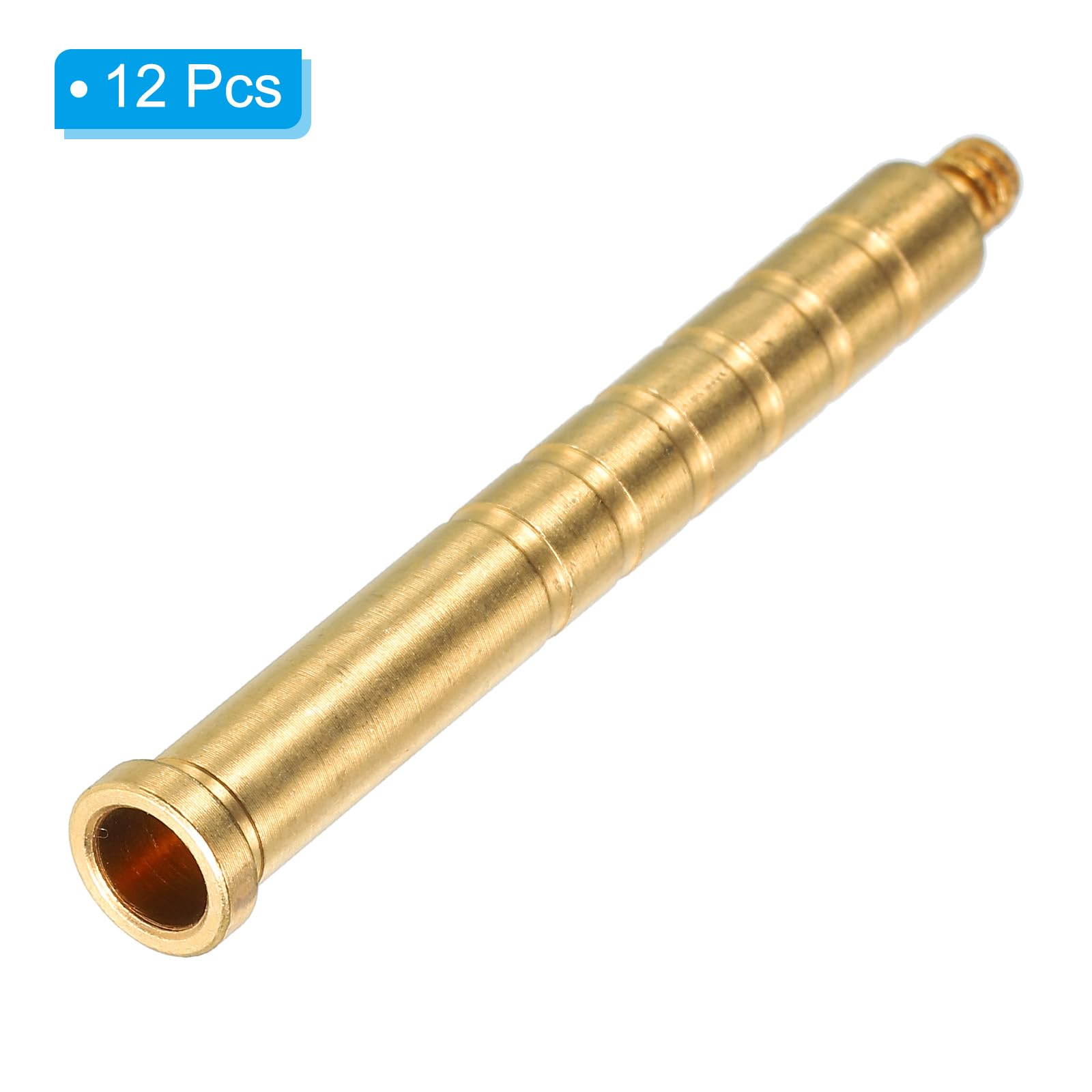 PATIKAL 12x Insertion De Flèche En Laiton 150 Grains (0.244 Pouce / 6.2mm) - Poids Pour Pointes De Flèche, Répartition Et Équilibrage - Tir à L'Arc Et Chasse