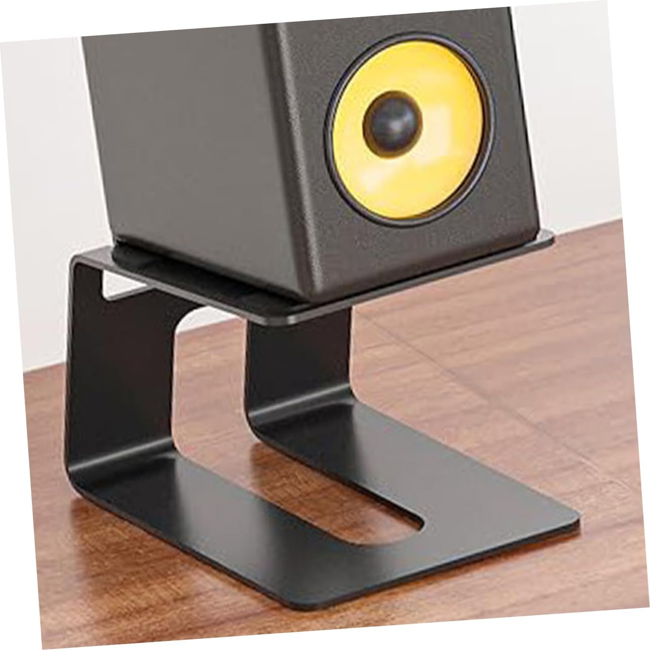 Desktop Computer Speaker Stand Metal Speaker Riser Unique Design for Enhanced Audio Easy to Install and