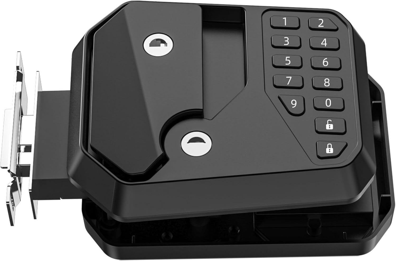 Rv Door Lock Keyless Entry Rv Door Lock Keyless Entry with Handle 3 Unlock Modes Ip65 Waterproof - Black