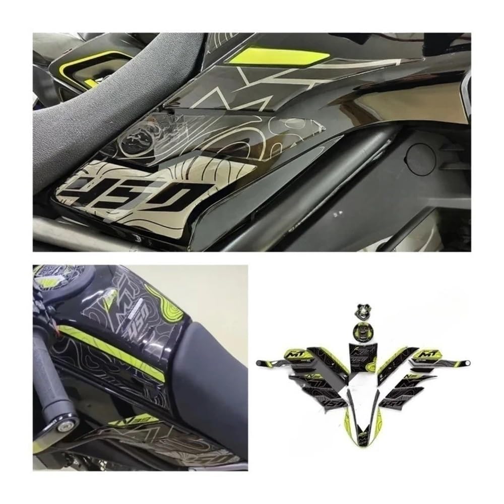 Protector De Depósito para Motocicleta para 450MT (Incluye Pegatinas, Y Protectores para Carenado). Incluye Deflector Viento Protector Deposito Moto