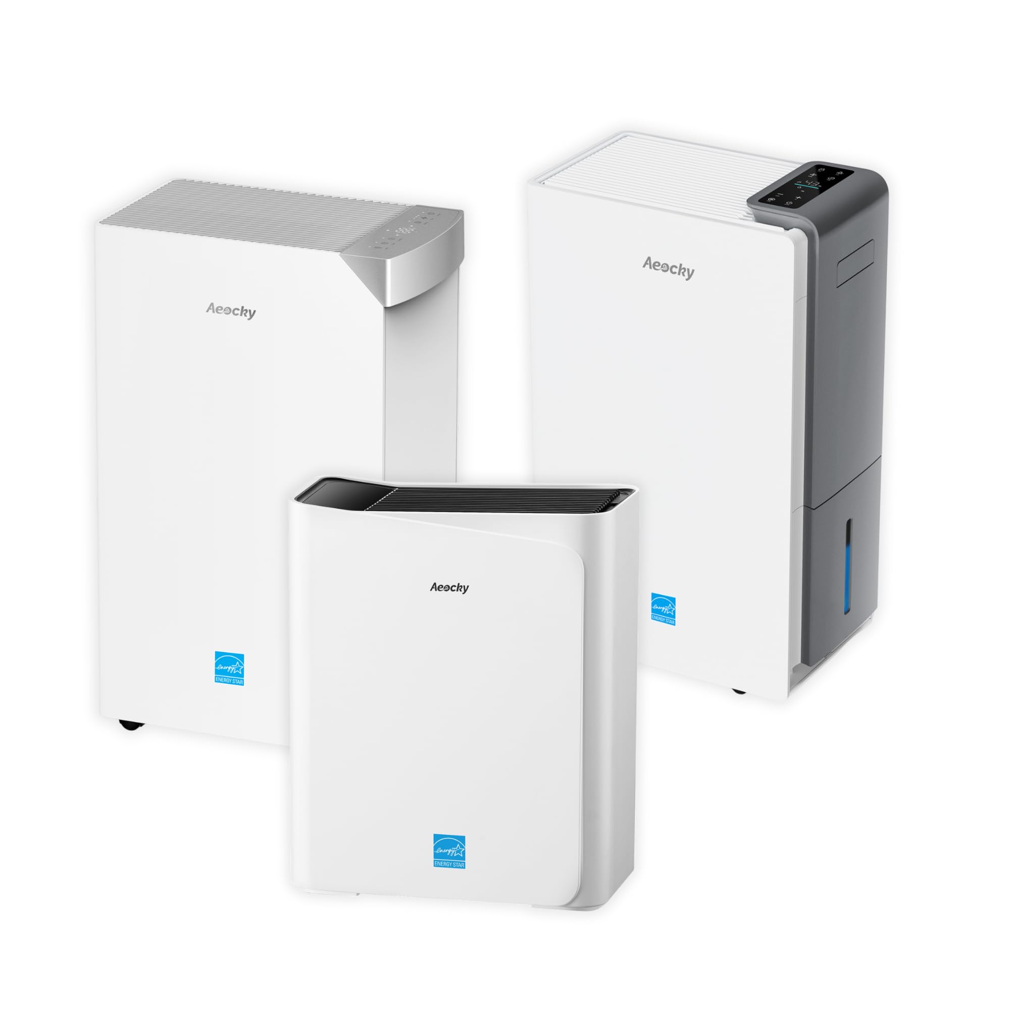 2300 ft Energy Star Air Purifiers Cybertron and Most Efficient Energy Star 2025 Max 80 Pint D Dehumidifier