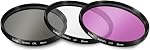 58mm Multicouches 3 Kit de filtre à pièces (UV-CPL-FLD) pour Canon Rebel T5, T6, T6i, T7i, T8i, EOS 80D, EOS 90D, EOS 77D, SL3 Appareils photo avec Canon EF-S 18-55mm est STM Lentille
