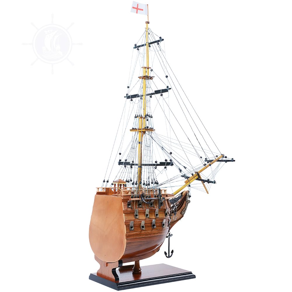Old Modern Handicrafts Sezione di prua HMS Victory da collezione - Modello di nave in legno - 19,5 L x 7,0 L x 28,5 A pollici