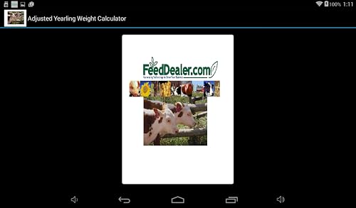 Cattle Adjusted Yearling Weight Calculator – vue 3