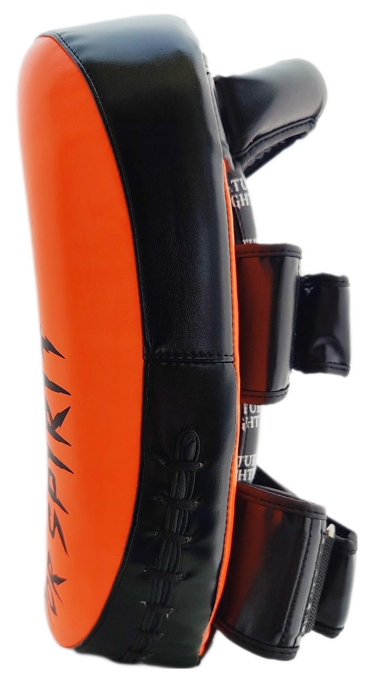 colpitore pao scudo fluo thai pad curvo pesante per allenamento mma muay thai kick boxe arti marziali con imbottitura gel - tech