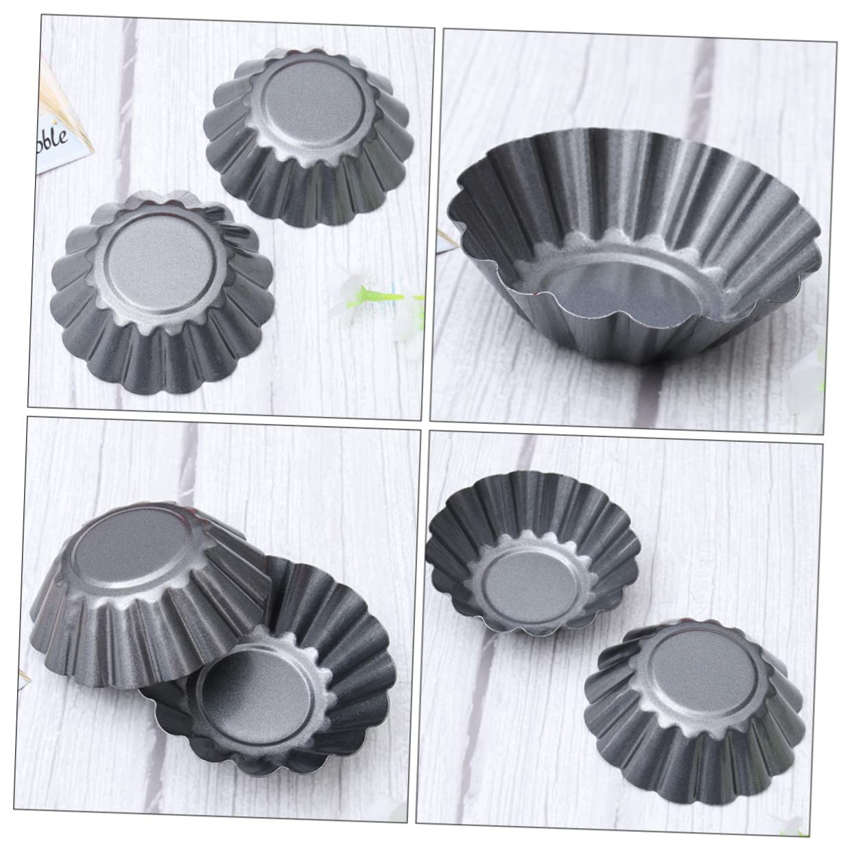 LABRIMP Moldes Para Tartaletas De Huevo Diy Multifunción Prácticos Para Hornear