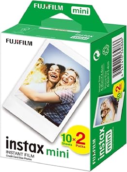 Instax Mini 12 Camera-20li Film-Clear Plexi Case And Photo Frame Set 1 Blue