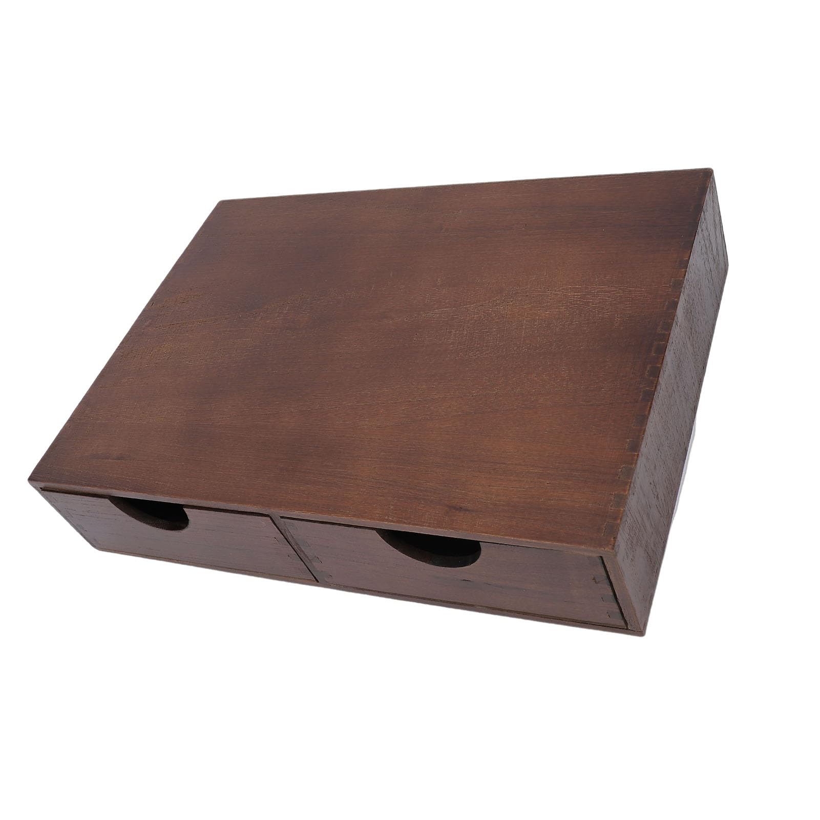 Organizador de Cápsulas de Café, Soporte Multifuncional de Madera para Encimera de Cocina, Cajón de 39x28x8.5 cm para Almacenamiento de y Accesorios