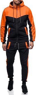Marine Royal Track Suits for Men Set Full Zip Sweatsuit Outdoor Jogging Men Tracksuits