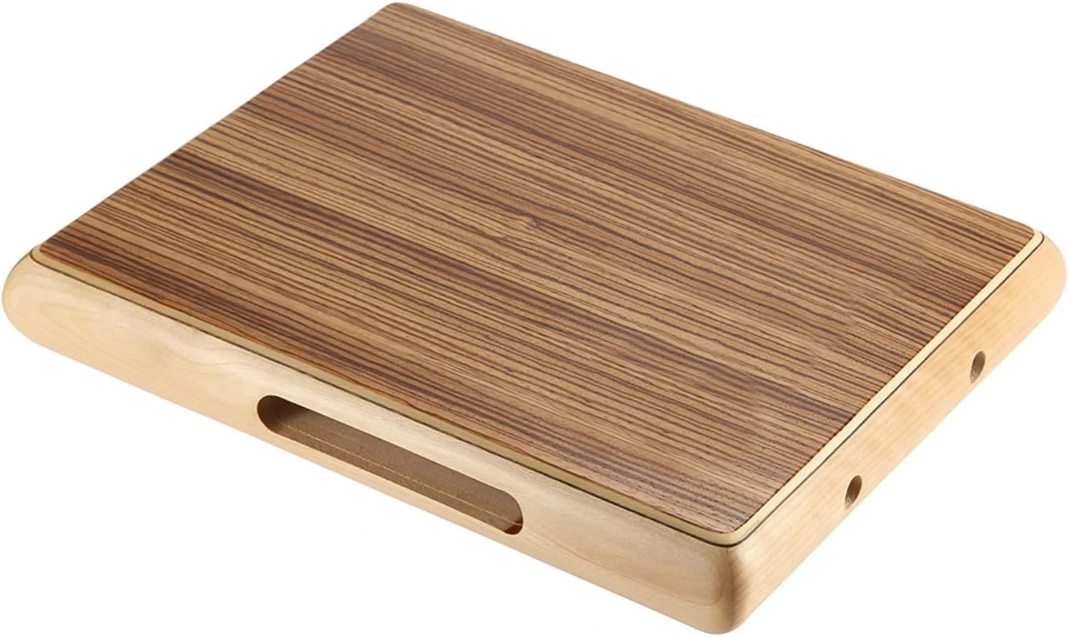 Compact Travel Cajon Flat Hand Drum – Portable Wooden Percussion Instrument 31.5×24.5×4.5 cm, Lightweight Cajon Pad with Clear Bass & Snare Tone for Acoustic Performance, Studio, - Image 1 of 8